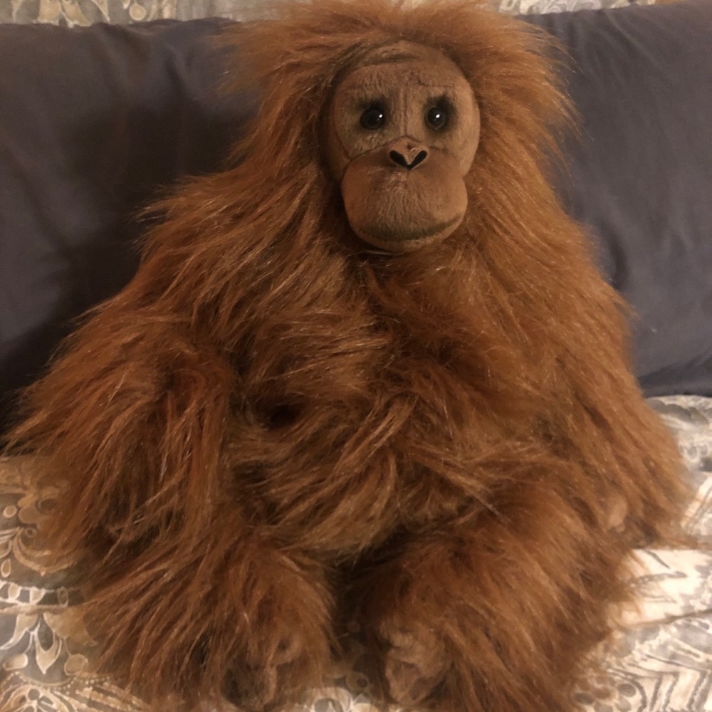 Stuffed orangutan NWT by Aurora